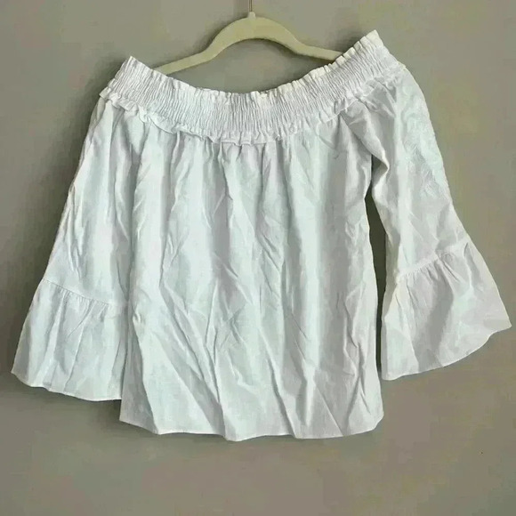 Lilly Pulitzer Moira Top in White Women’s XXS - Picture 8 of 8